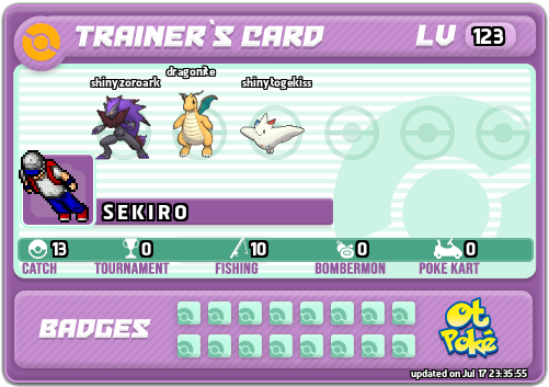 S E K I R O Card otPokemon.com