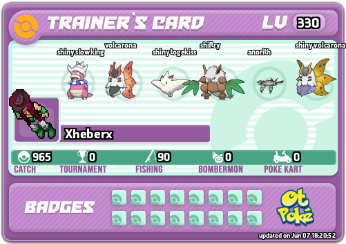 Xheberx Card otPokemon.com