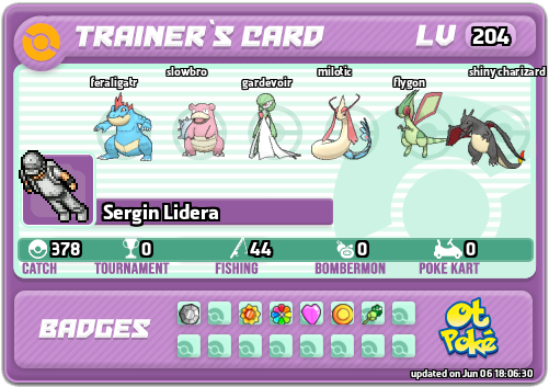 Sergin Lidera Card otPokemon.com