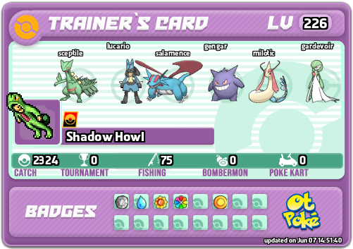 Shadow Howl Card otPokemon.com