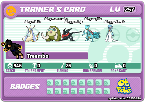 Treembo Card otPokemon.com