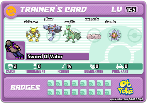 Sword Of Valor Card otPokemon.com