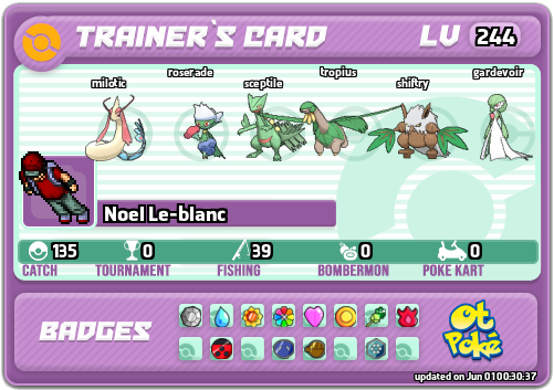 Noel Le-blanc Card otPokemon.com