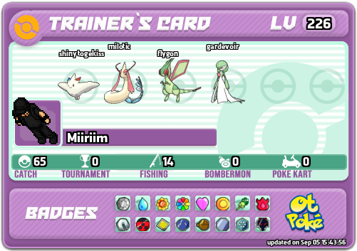 Miiriim Card otPokemon.com