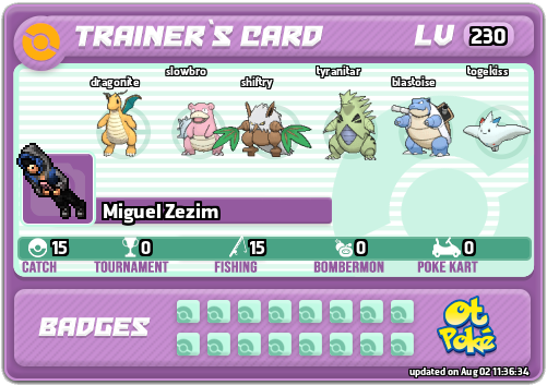 Miguel Zezim Card otPokemon.com