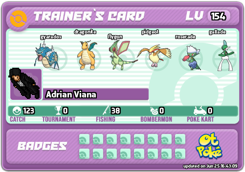 Adrian Viana Card otPokemon.com