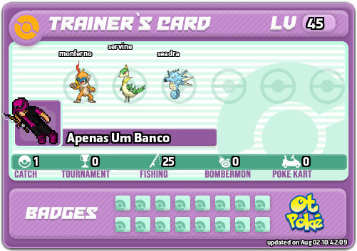 Apenas Um Banco Card otPokemon.com