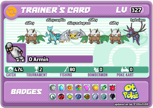 O Armin Card otPokemon.com