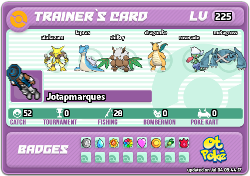 Jotapmarques Card otPokemon.com