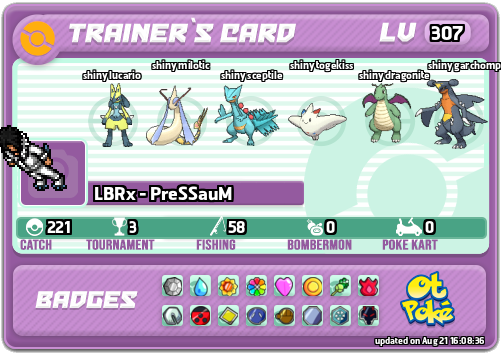 LBRx - PreSSauM Card otPokemon.com