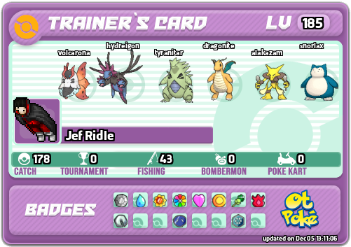 Jef Ridle Card otPokemon.com