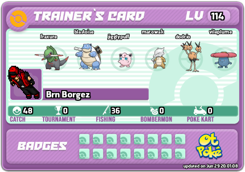 Brn Borgez Card otPokemon.com
