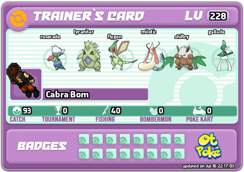 Cabra Bom Card otPokemon.com