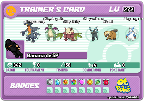 Banana de SP Card otPokemon.com