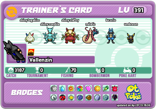 Vallenzin Card otPokemon.com