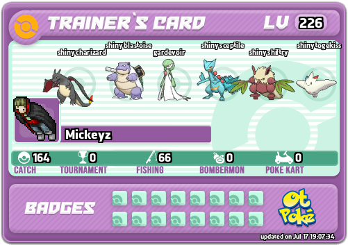 Mickeyz Card otPokemon.com