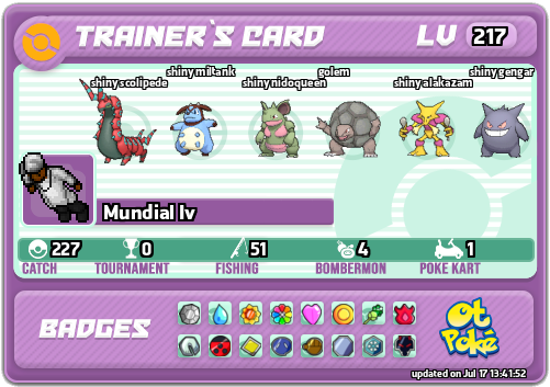 Mundial Iv Card otPokemon.com