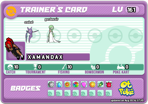 X A M A N D A X Card otPokemon.com