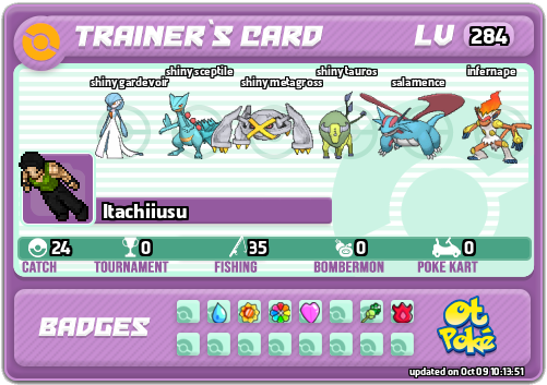 Itachiiusu Card otPokemon.com