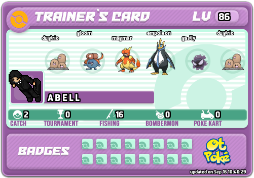 A B E L L Card otPokemon.com