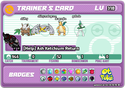 [Help] Ash Ketchium Return Card otPokemon.com