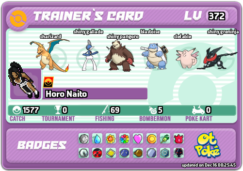 Horo Naito Card otPokemon.com