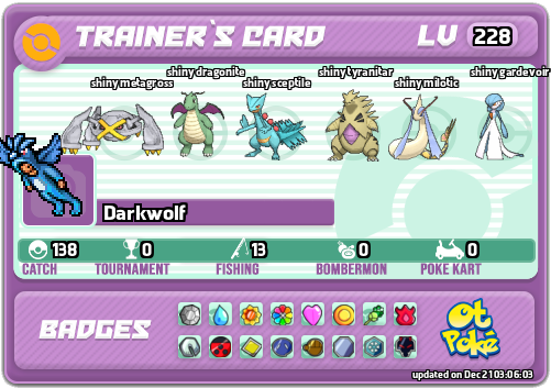 Darkwolf Card otPokemon.com