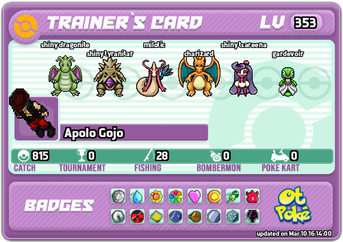 Apolo Gojo Card otPokemon.com