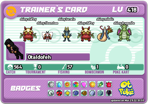Otaldofeh Card otPokemon.com