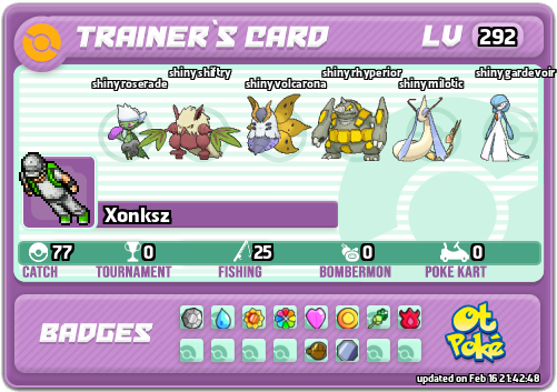 Xonksz Card otPokemon.com