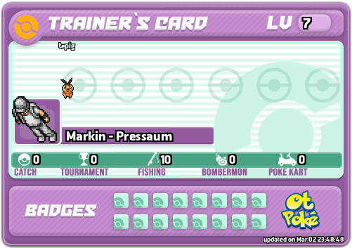 Markin - Pressaum Card otPokemon.com