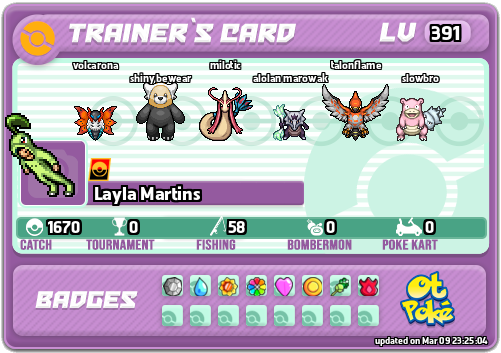 Layla Martins Card otPokemon.com