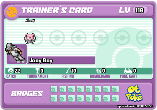 Jooy Boy Card otPokemon.com