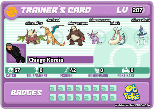 Chiago Koreia Card otPokemon.com