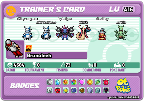 Brunoleeh Card otPokemon.com
