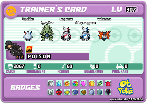 P O I S O N Card otPokemon.com