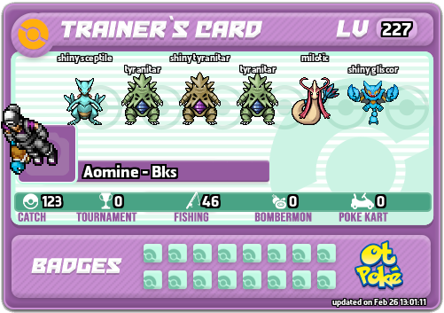 Aomine - Bks Card otPokemon.com