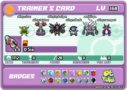 O Sia Card otPokemon.com