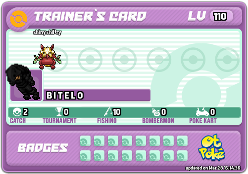 B I T E L O Card otPokemon.com