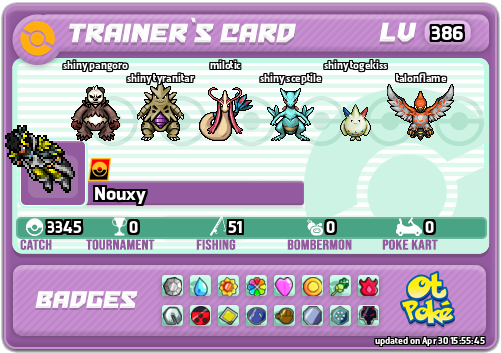 Nouxy Card otPokemon.com
