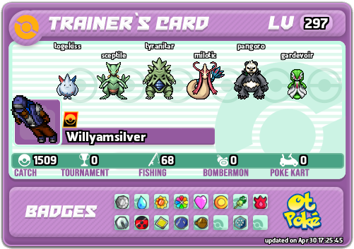 Willyamsilver Card otPokemon.com