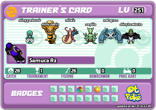 Samuca Rz Card otPokemon.com