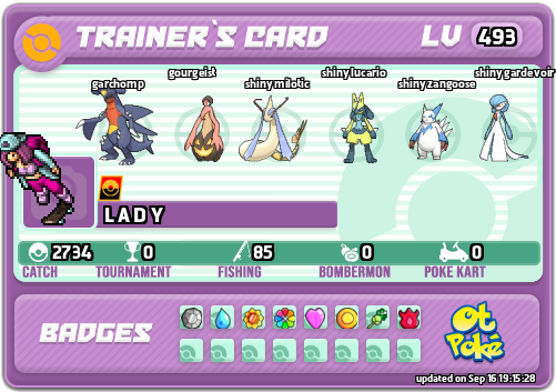 L A D Y Card otPokemon.com