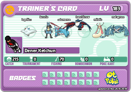 Dener Ketchun Card otPokemon.com