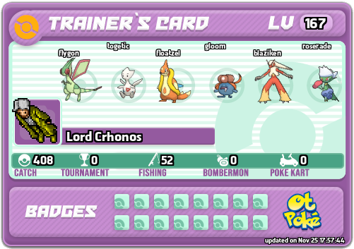 Lord Crhonos Card otPokemon.com