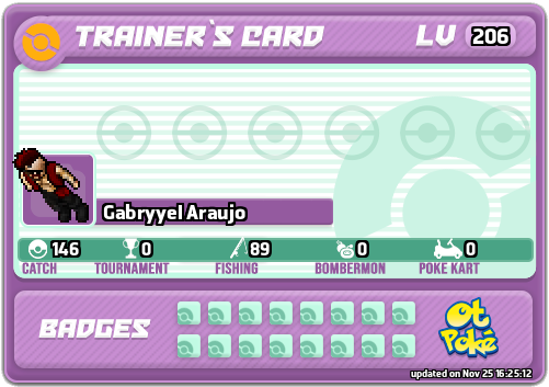 Gabryyel Araujo Card otPokemon.com