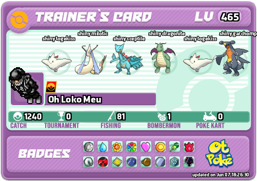 Oh Loko Meu Card otPokemon.com
