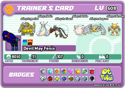 Devil May Fenix Card otPokemon.com