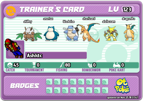 Ashktc Card otPokemon.com